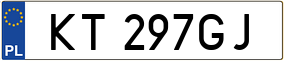 Truck License Plate